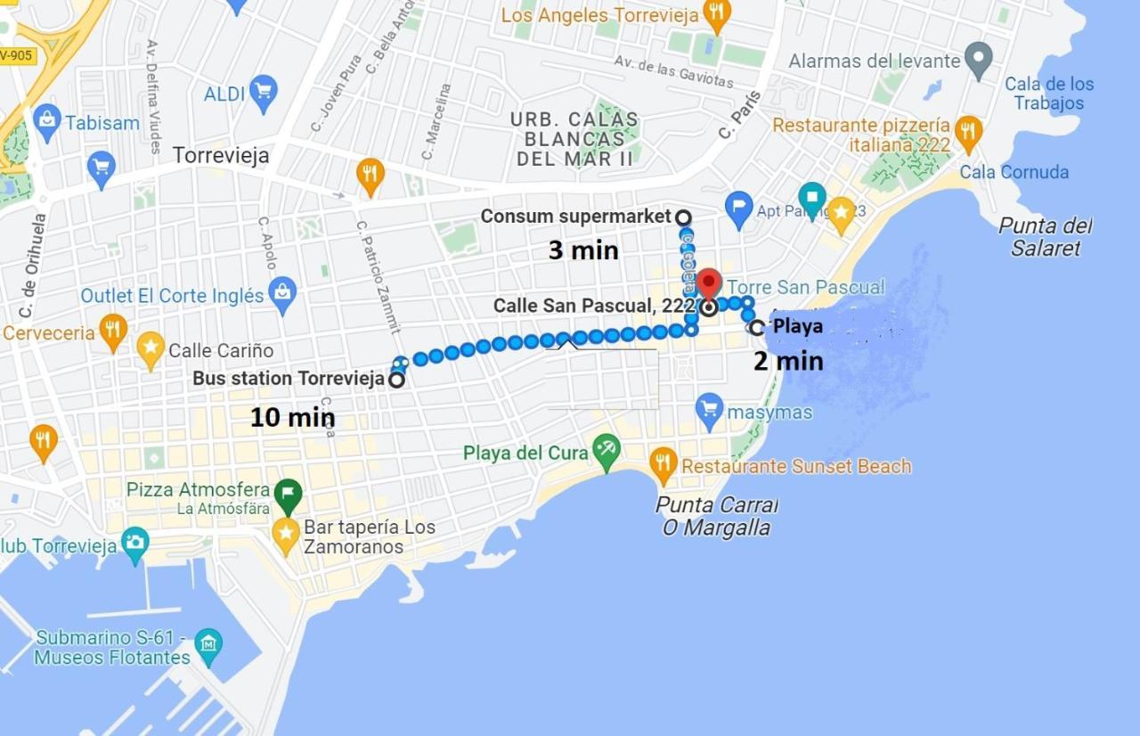 شقة 222 San Pascual, Playa Del Cura, تورّيفيِخا المظهر الخارجي الصورة